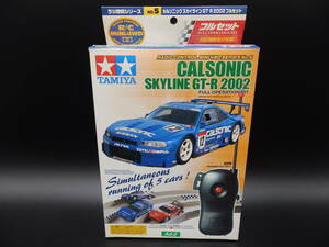 TAMIYA радиоконтроллер 4WD Calsonic Skyline GT-R 2002 полный комплект не собран не использовался 