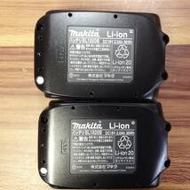 【TH-2518】未使用 makita マキタ 18V 2.0Ah リチウムイオンバッテリ BL1820B 2個セット_画像2