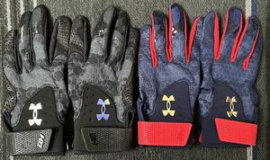 UNDER ARMOUR 新品未使用 UAハーパープロ バッティンググローブ２セット