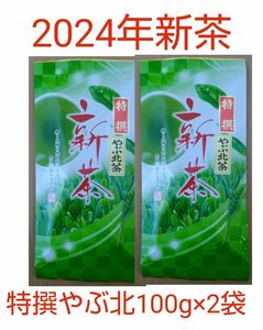 2024年新茶 静岡県牧之原市産煎茶 特撰やぶ北 100g×2