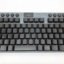 tu099 Logicool ロジクール G913TKL ワイヤレスゲーミングキーボード Bluetooth対応 GLタクタイル ※中古_画像4