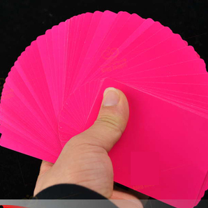 送料無料! 良質 カラーミリオンカード 桃 新品 激安 マジック 手品 gold