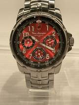 中古 美品 トニーノランボルギーニ 腕時計 クオーツ レッド　メンズ Tonino Lamborghini 中古美品_画像9