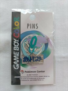 ポケモンセンター ピンズ ロゴ ポケットモンスター クリスタル スイクン 2002年 ピンバッジ pokemoncenter pins