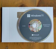 Microsoft Windows 11 Pro 64bit DSP版 DVD プロダクトキー 正規認証保証_画像2
