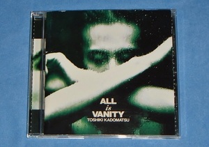 【CD】 角松敏生　ALL IS VANITY　BVCR-40　4988017027332