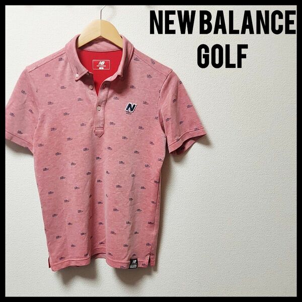 NB　ニューバランス　メンズ　サイズ4　ゴルフウェア　ポロシャツ　半袖　