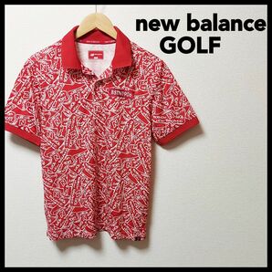 NB　ニューバランス　メンズ　サイズ5　ゴルフウェア　ポロシャツ　半袖　