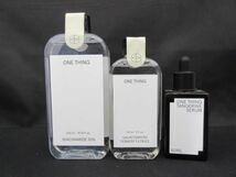 残9割 コスメ ワンシング ONE THING ガラクトミセス 150ml 済州みかんセラム 80ml モイスチャープラスクリーム 50ml_画像2