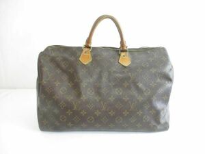 中古 ルイヴィトン LOUIS VUITTON ハンドバッグ ミニボストン スピーディ25 M41528 SP0964 モノグラム レザー ブラウ