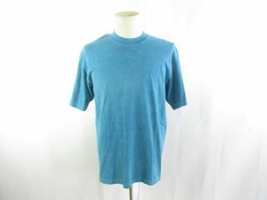 未使用 タグ付き ロサンゼルスアパレル ロスアパ Tシャツ M ブルー USAコットン メンズ