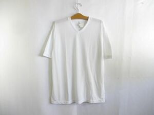 未使用 タグ付き ロサンゼルスアパレル ロスアパ VネックTシャツ XL 白 ホワイト ユニセックス
