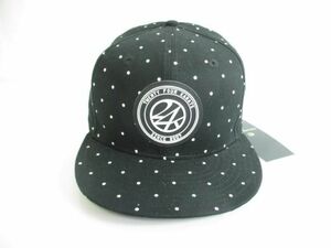 未使用 ニューエラ New Era × 24karats キャップ 帽子 F ドット柄 ブラック ユニセックス