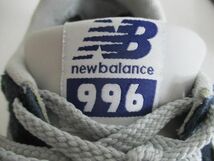 良品 ニューバランス New Balance ローカットスニーカー CM996CA2 スエード ネイビー 紺 23cm レディース_画像9