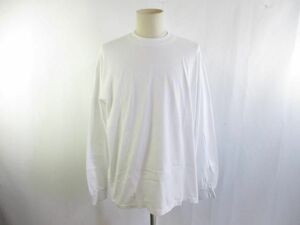 未使用 タグ付き ロサンゼルスアパレル 長袖Tシャツ 2XL オプティックホワイト USAコットン 1807GD ユニセックス