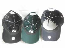 中古 ニューエラ New Era MLB ニューヨークヤンキース 野球帽 キャップ 3点 サイズ表記なし_画像8