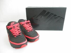  хорошая вещь Nike NIKE × Anne tifi-tedo air max 90 CJ7197-003 24.5cm черный солнечный красный женский 