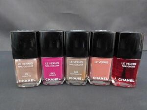 中古 シャネル CHANEL ヴェルニ グロス 530 ルージュ ラディカル 等 5点 ネイル エナメル