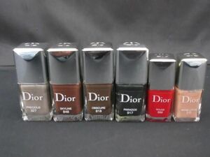 残8割 ディオール Dior ヴェルニ 327/818/999 等 6点 ネイルエナメル