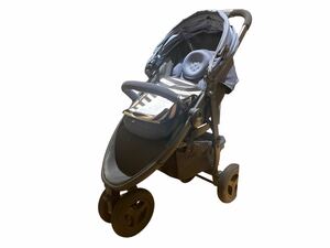 GRACO グレコ シティトレックGB ブルーリバー 3輪ベビーカー A型 引取大歓迎 ビッグバスケット レインカバー 取扱説明書 オプション付き