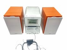 ■SONY SS-CM35 HCD-M35WM ミニコンポ USB CD MD マイクロハイファイコンポーネントシステム オーディオ機器　通電　動作確認済み　_画像1