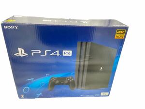 SONY PlayStation4 Pro 1TB CUH-7000B B01 Jet Black PS4 PlayStation 4 superior article game accessory PlayStation game machine electrification operation verification ending 