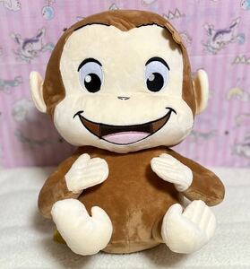 送料込　BIG おさるのジョージ　ぬいぐるみ　タグ付　Curious George　座高35cm 猿　サル　キュリアスジョージ