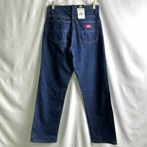 デッドストック メキシコ製 00s DICKIES デニム パンツ W30×L30 濃紺 ワイド ワーク ディッキーズ DEADSTOCK 90s オールド ビンテージ