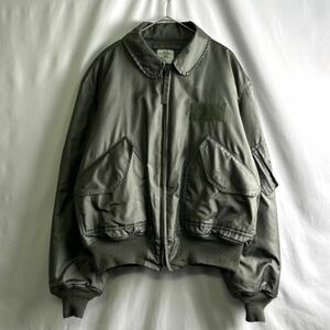 00s 米軍 USAF CWU-45P フライト ジャケット XL セージグリーン 中綿 ミリタリー US AIRFORCE アメリカ軍 PROPPER 空軍 80s 90s 実物