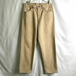 USA製 Levi's 555 バギー デニム パンツ W33×L30 ベージュ リーバイス 550 560 シルバータブ 90s 00s ビンテージ