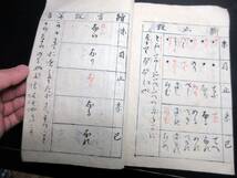 ☆3480和本明治2年（1869）国学日本語文法写本「詞八衢補正図」1冊/古書古文書/手書き_画像6