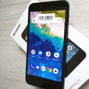  Android one S3 未使用同様の超美品 Android10へアップ可能 RAM3GB.ROM32GB   S3-SH 「 AQUOS SENCE」同等機 SIMロックフリーの画像1