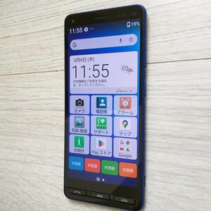 かんたんスマホ2+　ブルー　まあまあ綺麗かなと思います。　プラスの方です。 Android12 ドコモ系SIMも認識OK　　 Ymobile　 A201KC