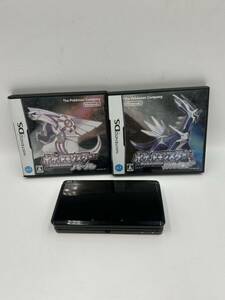 Nintendo 3DS 本体 ブラック 任天堂 ニンテンドー ソフト2本セット ポケットモンスター ゲーム機 ポケモン 