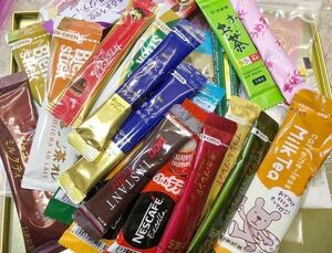 200 jpy ~[ very popular! stick drink lucky bag ] postage 230 jpy * coffee * cafe au lait * black tea * green tea * cocoa etc.! busy when convenience * job place also * ice also 