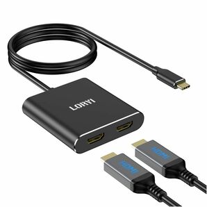 USB C HDMI 変換アダプター 2in1 