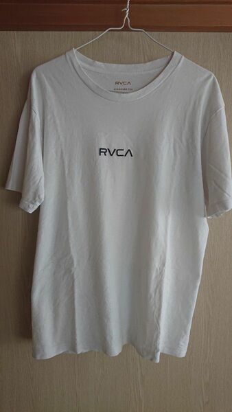 RVCA ルーカ Tシャツ 刺繍ロゴ ホワイト