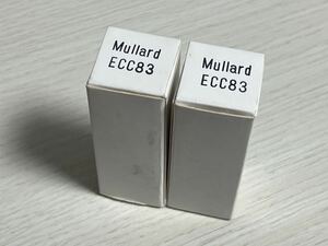 ECC83 2本 MULLARD 試験済み 真空管 良好