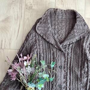 ③ made in Japan Leilian Leilian embroidery . processing soft jacket 9