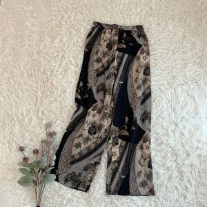 ③ made in Japan poetry ..hitosi Tamura .. peace pattern wide pants . color 