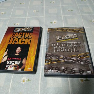 ECW プロレス　DVD　 2枚　カクタスジャック　サブゥー　サンドマン　ロブ・ヴァン・ダム　ハヤブサ　人生　エクストリームプロレス
