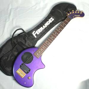 FERNANDES ZO-3 エレキギター パープル GOTOHペグ装備 ケース付き ジャンク 楽器/140サイズ