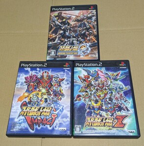 【送料無料】【PS2】 スーパーロボット大戦Z IMPACT OG 3点セットまとめ売り