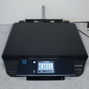 【送料無料・匿名配送】インクジェットプリンタ EPSON EP-806AB 難あり ジャンク 廃インクタンク交換済み 純正インク IC 70L おまけ付き