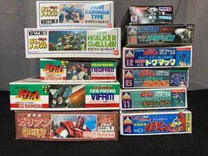 イデオン.ザブングル.バイファム.ガリアン.クラッシャージョウ プラモデル11点