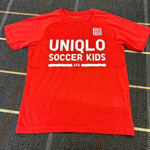 未使用　UNIQLO Tシャツ　サッカー　130cm 