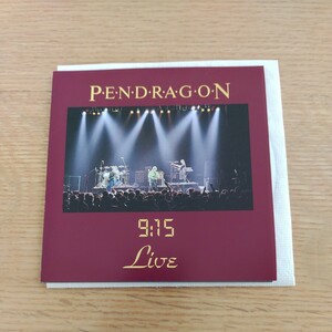 Pendragon / 9:15 Live （国内盤CD)　９：１５ ライヴ／ペンドラゴン(初回封入特典ロゴステッカー付）