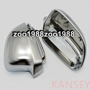  chrome mirror cover rearview mirror side mirror custom high quality cap Audi A4 B8 A6 C6 A5 8T Q3 A3 8P 2009-2012