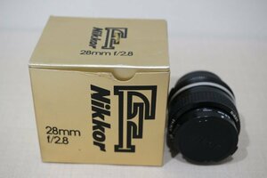 Nikon Nikon Nikkor F 28mm f/2.8 однообъективный линзы с ящиком 5494