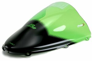 在庫あり Puig 4057V スクリーン Kawasaki ZZR1400 (06-21) [グリーン] プーチ レーシング タイプ